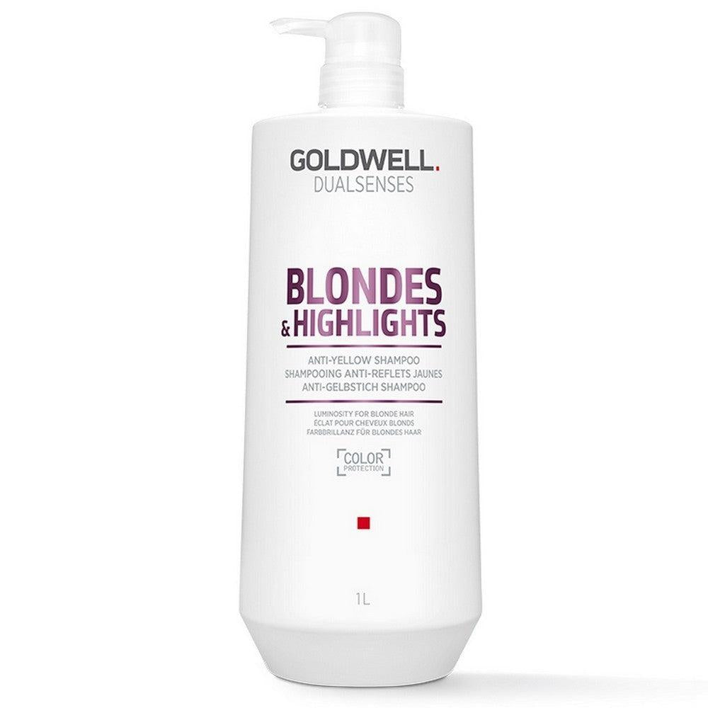 Goldwell - Dualsenses Blondes & Highlights Champú Anti-Yellow 1000 ml