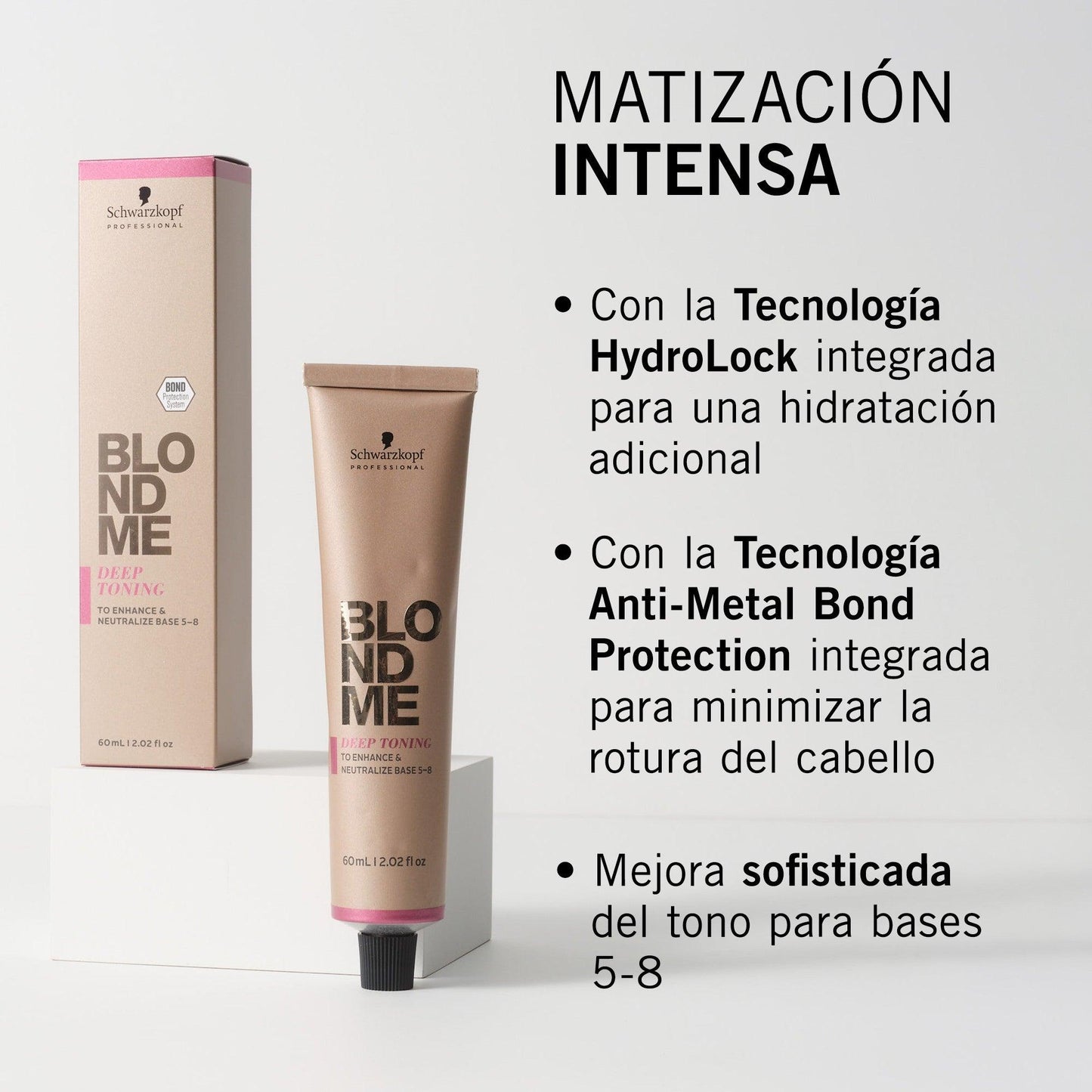 Schwarzkopf - Crema Matizadora Intensa BlondMe DT-Granite 60 ml