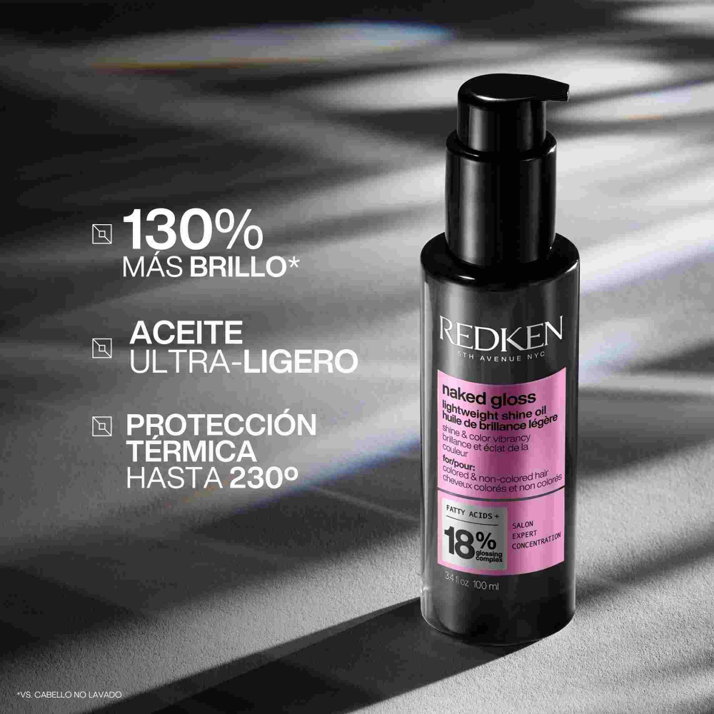 Redken - Aceite Naked Gloss Acidic Color Gloss 100 ml