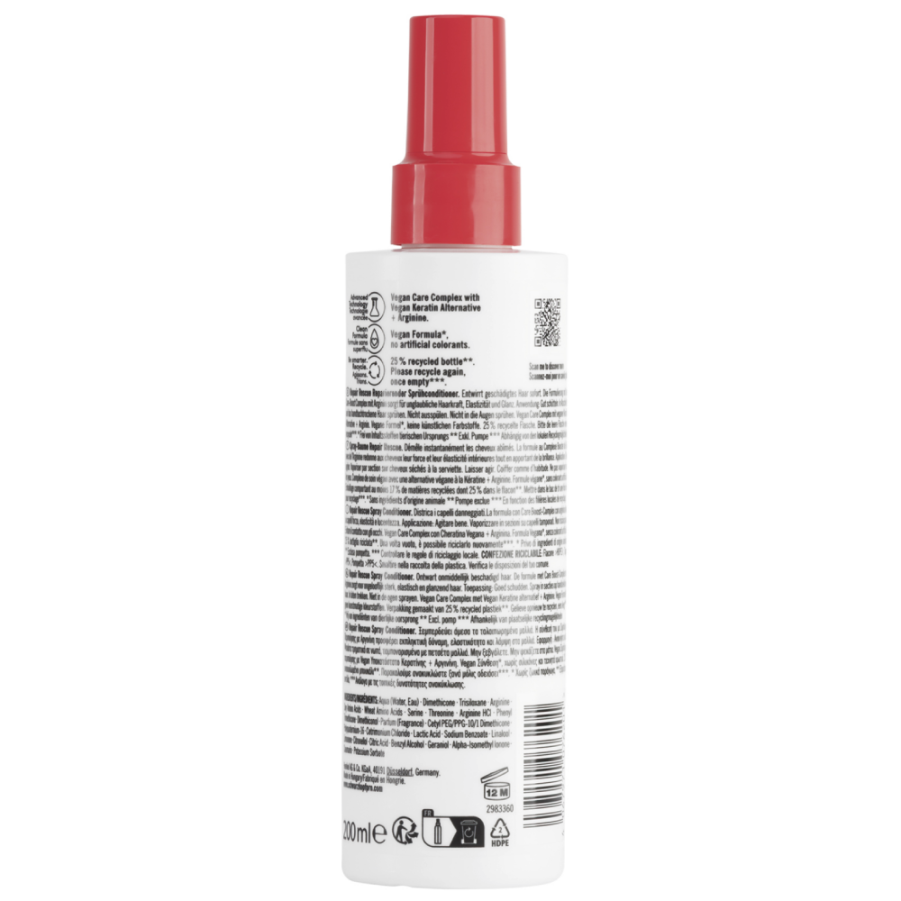Schwarzkopf - Spray Acondicionador Reparador BC Bonacure Clean Repair Rescue 200 ml