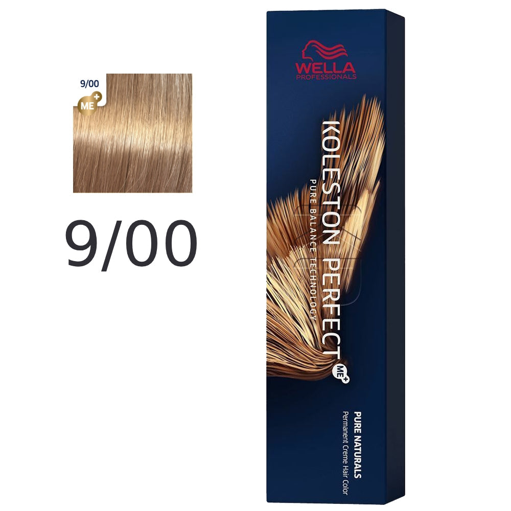 Wella - Crema Permanente Koleston PerfectMe+ 9/00 Rubio Muy Claro Natural Intenso 60 ml