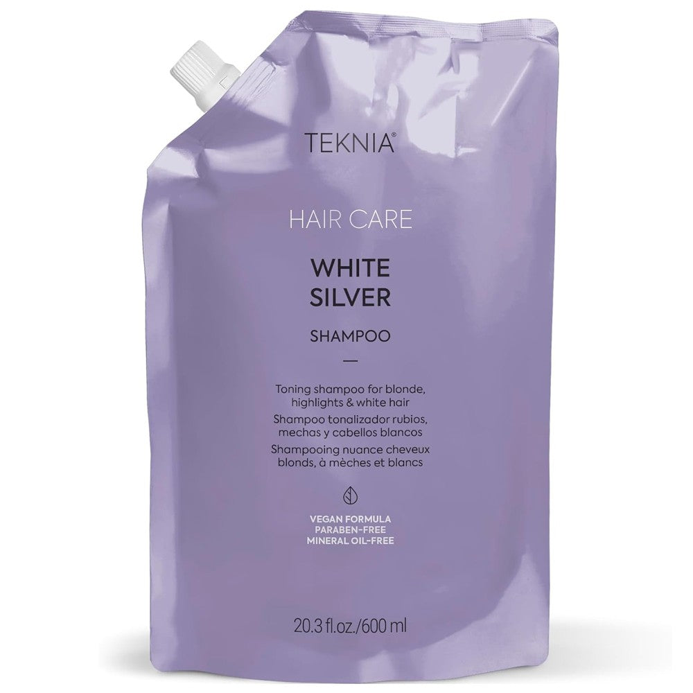 Lakme - Champú Anti-Amarillo Teknia White Silver Refill 600 ml