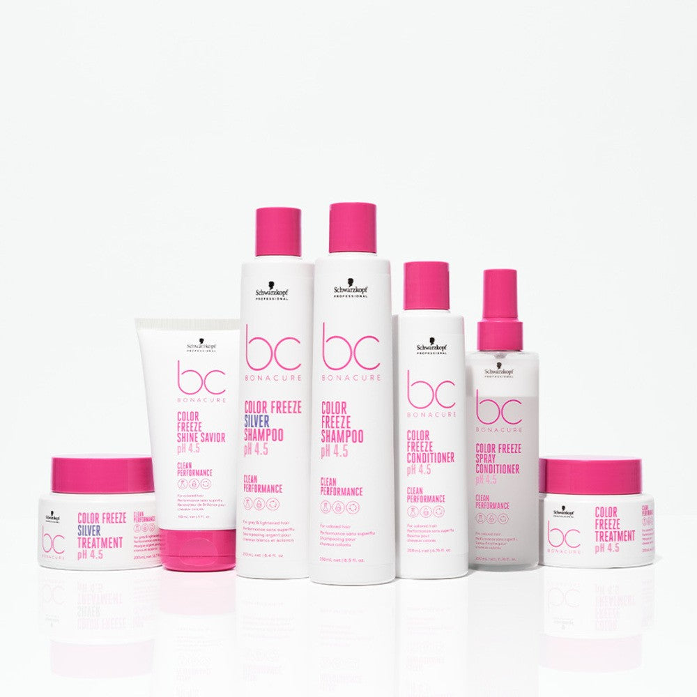 Schwarzkopf - Champú para Cabello Teñido ph 4.5 BC Bonacure Clean Color Freeze 250 ml