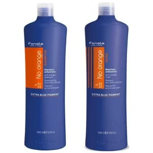 Fanola - Pack No Orange Anti-Naranja Champú + Mascarilla 2 x 1000 ml