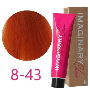 Imaginary Colors - Permanent Copper Color Dye 8-43 Light Golden Blonde 100 ml