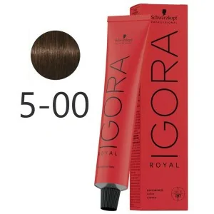 Schwarzkopf - Colorant Permanent Igora Royal 5-00 Intense Natural Light Châtaignier 60 ml