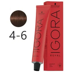 Schwarzkopf - Colorante Permanente Igora Royal 4-6 Marrone Medio 60 ml