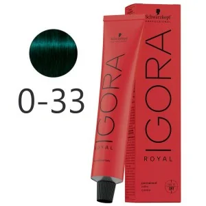 Schwarzkopf - Tinte Neutralizador Igora Royal 0-33 Concentrado Antirrojo 60 ml