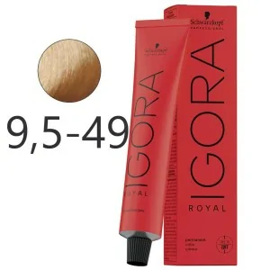 Schwarzkopf - Corante Permanente Igora Royal 9,5-49 Pastel Nu 60 ml