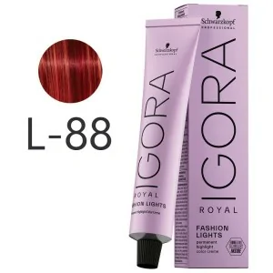 Schwarzkopf - Tinte Igora Royal Fashion Lights L-88 Rojo Intenso 60 ml