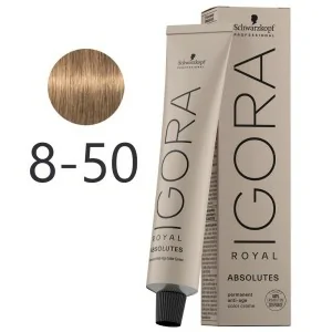 Schwarzkopf - Tinte Igora Royal Absolutes 8-50 Rubio Claro Dorado Natural 60 ml