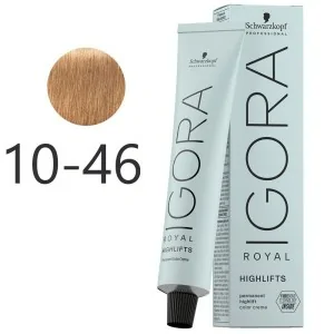 Schwarzkopf - Igora Royal Highlifts 10-46 Blonde Platine Beige Marron 60 ml