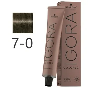 Schwarzkopf - Tinte Igora Color10 7-0 Rubio Medio Natural 60 ml