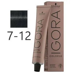 Schwarzkopf - Tinte Igora Color10 7-12 Rubio Medio Ceniza Humo 60 ml