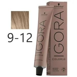 Schwarzkopf - Tinte Igora Color10 9-12 Rubio Muy Claro Ceniza Humo 60 ml