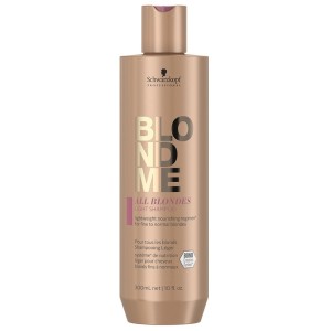Schwarzkopf - Champú Ligero para Cabello Rubio BlondMe All Blondes Light 300 ml