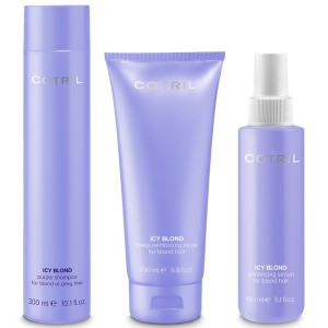 Cotril - Pack Icy Blond Champú 300 ml + Mascarilla 200 ml + Serum 150 ml