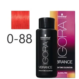 Schwarzkopf - Tonalizador Igora Vibrance 0-88 Concentrado Rojo 60 ml