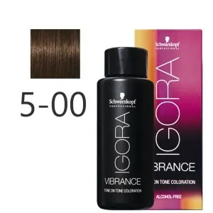 Schwarzkopf - Tonalizador Igora Vibrance 5-00 Castaño Claro Natural Intenso 60 ml