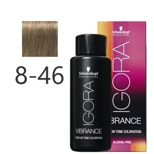 Schwarzkopf - Tonalizador Igora Vibrance 8-46 Rubio Claro Beige Chocolate 60 ml