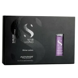 Alfaparf - Traitement Illuminant et Perfectionnants Semi di Lino Sublime Shine Lotion 12 x 13 ml