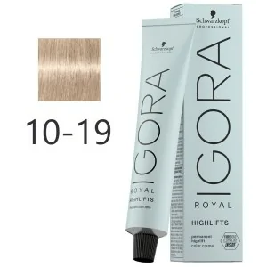 Schwarzkopf - Igora Royal Highlifts 10-19 Blond Platine Violet Cendré 60 ml