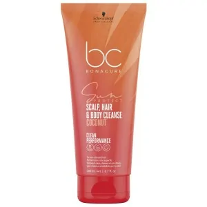 Schwarzkopf - BC Bonacure Sun Protect Champú 3en1 para Cabello y Cuerpo 200 ml