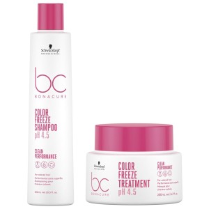 Schwarzkopf - Pack BC Bonacure Clean Color Freeze Shampoo 250 ml + Trattamento 200 ml
