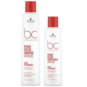 Schwarzkopf - Pack BC Bonacure Repair Rescue Champú 250 ml + Acondicionador 200 ml