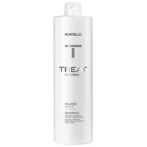 Montibello - Shampooing Blanc Cheveux Treat NaturTech Silver White 1000 ml