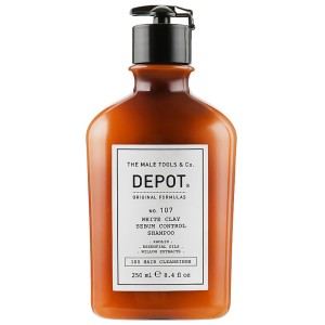 Depot - Kaolin Sebum-régulateur Shampooing No. 107 White Clay Sebum Control 250 ml