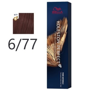 Wella - Permanent Creme Colour Koleston PerfectMe+ 6/77 Intense Brown Coffee 60 ml