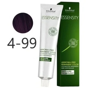 Schwarzkopf - Tinte Permanente Sin Amoniaco Essensity 4-99 Castaño Medio Violeta Intenso 60 ml