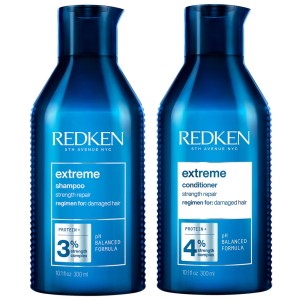 Redken - Pack Fortificante Extreme Shampoo 300 ml + Conditioner 300 ml