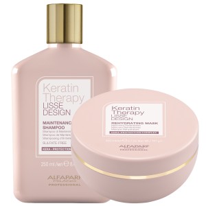 Alfaparf - Keratin Therapy Lisse Design Shampoo 250 ml + Mask 200 ml