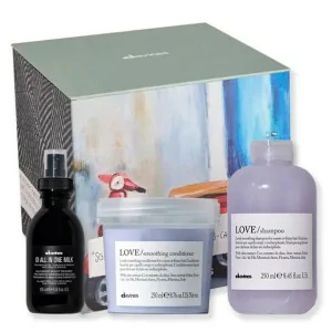 Davines - Box for Coarse or Frizzy Hair Love Smoothing + OI All-in-One Milk
