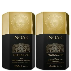 Inoar - Moroccan Keratin Treatment - Step 1 & 2 - 2 x 250 ml