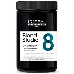 L'Oréal Professionnel - Decoloracion 8 Tonos Blond Studio Platinium Plus Multi-Técnicas 500 g