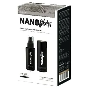 Bifull - Nano Fibers Grey Fibers with Keratin 100 ml + 25 g - BFEXT43307