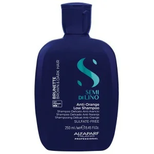 Alfaparf - Semi di Lino Brunette Anti-Orange Low Champú 250 ml