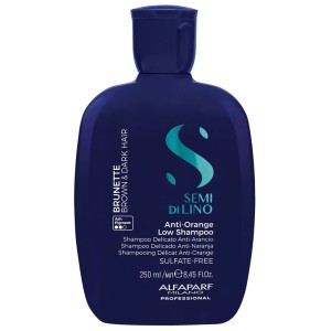 Alfaparf - Semi di Lino Brunette Shampoo Delicato Anti-Arancio 250 ml