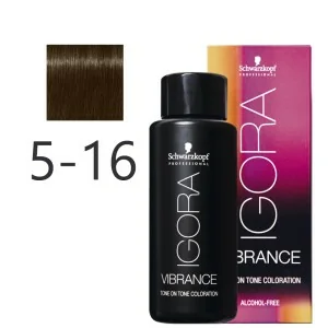 Schwarzkopf - Igora Vibrance 5-16 Brun Clair Brun Cendré...