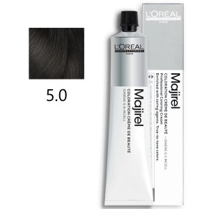 L'Oreal Professionnel - Coloración Permanente Majirel 5.0 Castaño Claro Profundo 50 ml