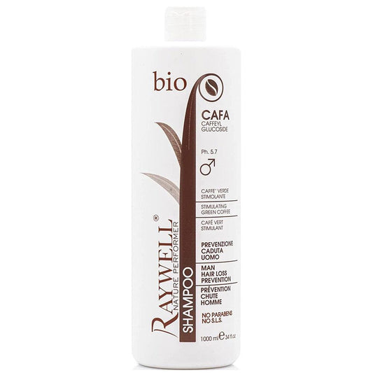 Raywell - Champú Bio Nature CAFA Anti-Caída Hombre 1000 ml
