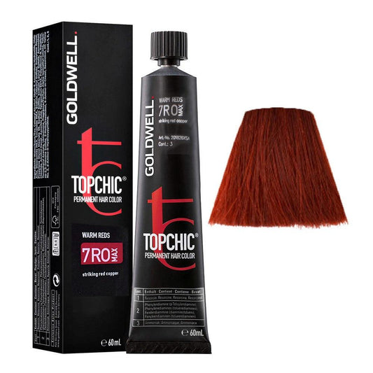 Goldwell - Topchic 7RO MAX Cobre Rojizo Llamativo  60 ml