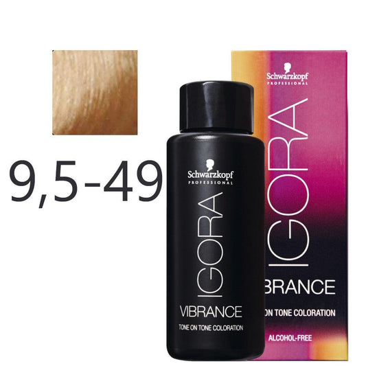 Schwarzkopf - Tonalizador Igora Vibrance 9,5-49 Beige Violeta 60 ml