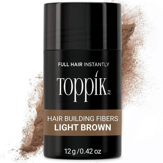 Toppik - Fibras Capilares Tono Castaño Claro (Light Brown) 12 g