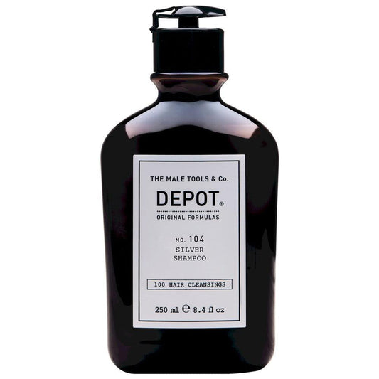 Depot - Champú para Cabello Blanco o Decolorado no. 104 Silver 250 ml