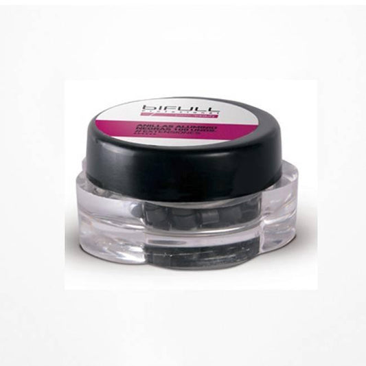 Bifull - Anillas de Aluminio Negras 100 unds