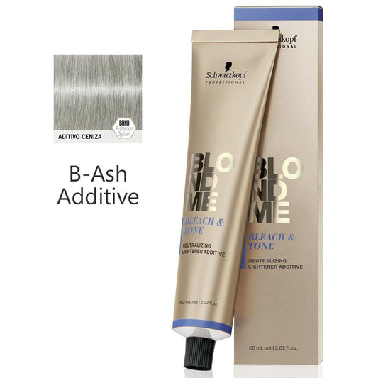 Schwarzkopf - Crema Decolorante y Matizadora BlondMe B-Ash Additive 60 ml